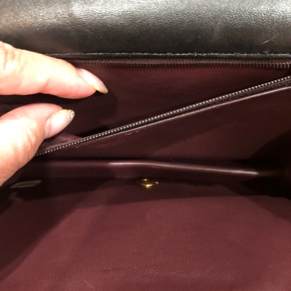 Chanel Vintage Black Quilted Lambskin Full Flap Shoulder Bag - Picture 9 of 14